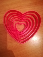 в форме сердца пластиковая форма для выпечки
